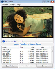 Flashgrabber screenshot